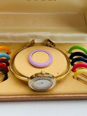 DRESSY🔥GUCCI💖 interchangeable bezel watch set ❤️‍🔥